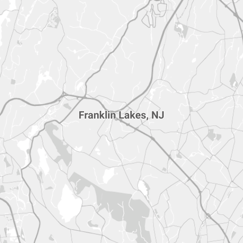 Franklin Lakes, NJ Map